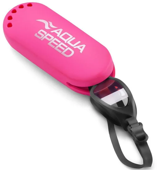 Чохол для окулярів Aqua Speed Silicone goggle case рожевий Уні OFSM