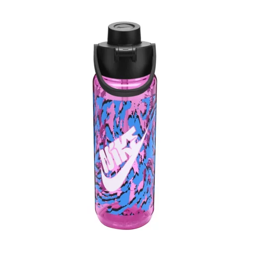 Пляшка NIKE TR RENEW RECHARGE CHUG BOTTLE 24 OZ рожевий, чорний, синій, білий Уні 709 мл
