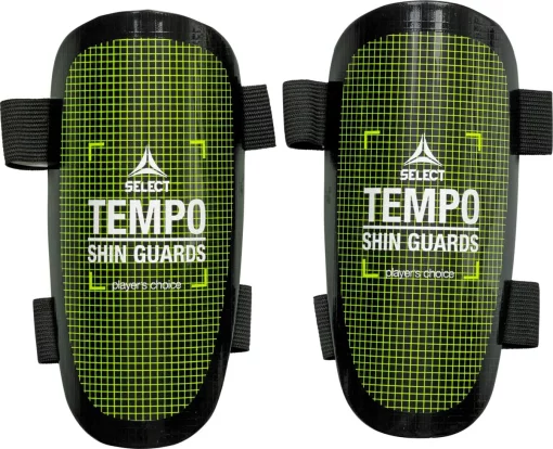 Щитки футбольні SELECT SHIN GUARD TEMPO v25 чорний, зелений L (зріст до 188см) (647840-141)
