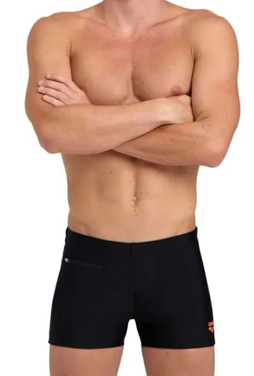 Плавки Arena ZIP SWIM SHORT чорний Чол 85
