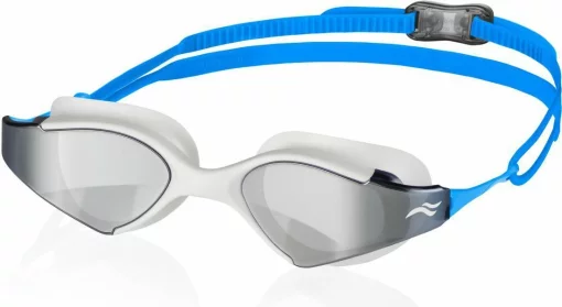 Окуляри для плавання Aqua Speed BLADE MIRROR 6139 білий, блакитний Уні OSFM