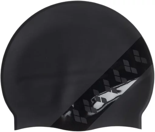 Шапка для плавання Arena ICONS TEAM STRIPE CAP білий, чорний Уні OFSM