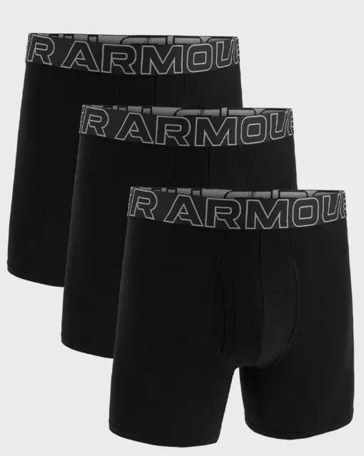 Труси Under Armour M Perf Cotton 6in чорний XXL (1383889-001)