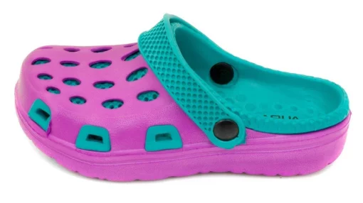 Крокси Aqua Speed ​​SILVI 6939 рожевий, бірюзовий Діт 24