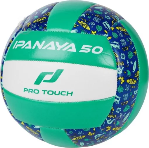 М'яч для пляжного волейболу PRO TOUCH IPANAYA 50 синьо-салатовий Уні 5