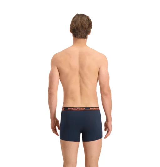 Труси-боксери Head BASIC BOXER 2P темно-синій, помаранчевий Чол M