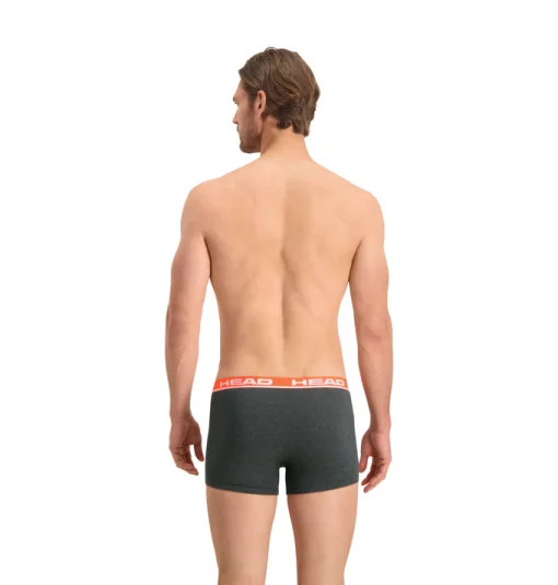 Труси-боксери Head BASIC BOXER 2P сірий, червоний Чол M