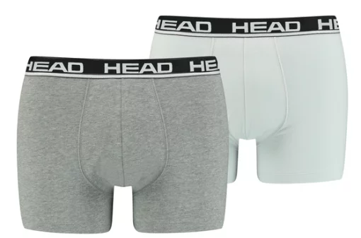 Труси-боксери Head BASIC BOXER 2P сірий, світло-сірий Чол M