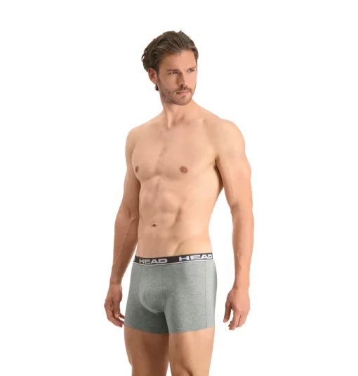Труси-боксери Head BASIC BOXER 2P сірий, світло-сірий Чол M