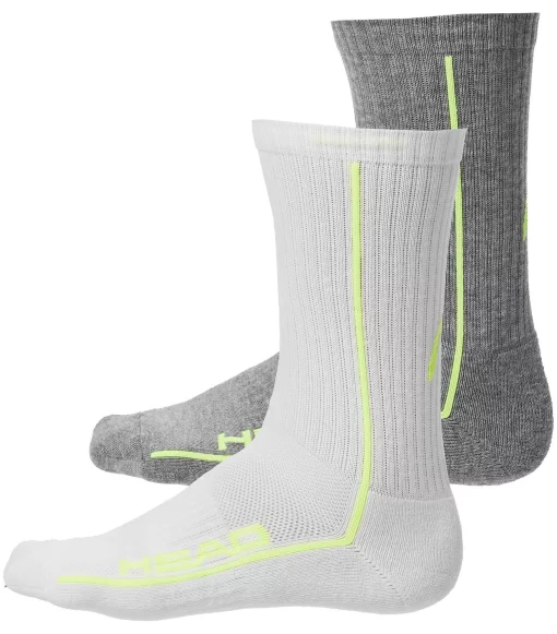 Шкарпетки Head ALL SPORTS PERFORMANCE CREW 2P сірий, білий Чол 39-42