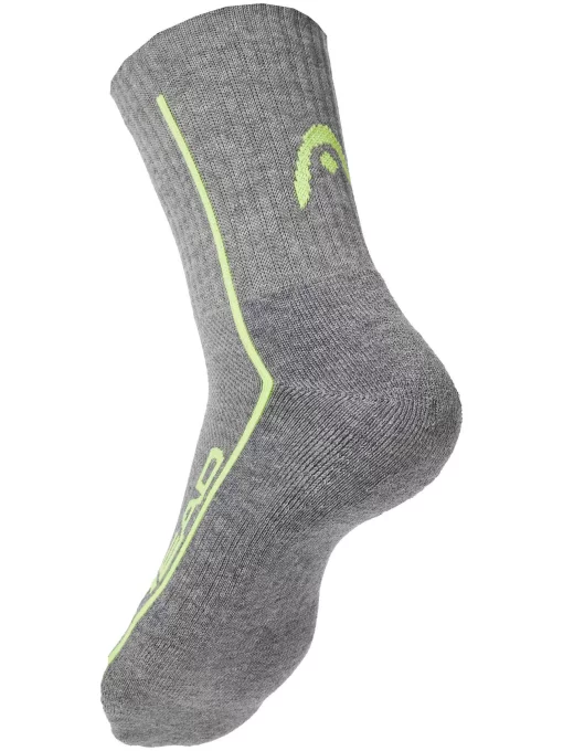 Шкарпетки Head ALL SPORTS PERFORMANCE SHORTCREW 2P сірий, білий Чол 39-42