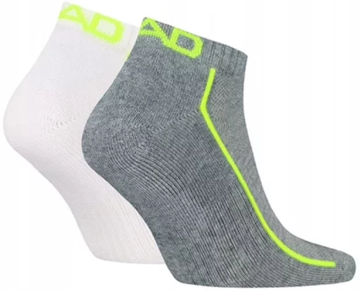 Шкарпетки Head ALL SPORTS PERFORMANCE SNEAKER 2P сірий, білий Чол 39-42