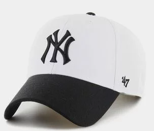 Кепка 47 Brand MLB NEW YORK YANKEES SURE SHOT білий, чорний Уні OSFA