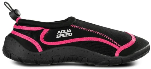 Аквашузи Aqua Speed AQUA SHOE MODEL 28D 9564 чорний, малиновий Уні 39