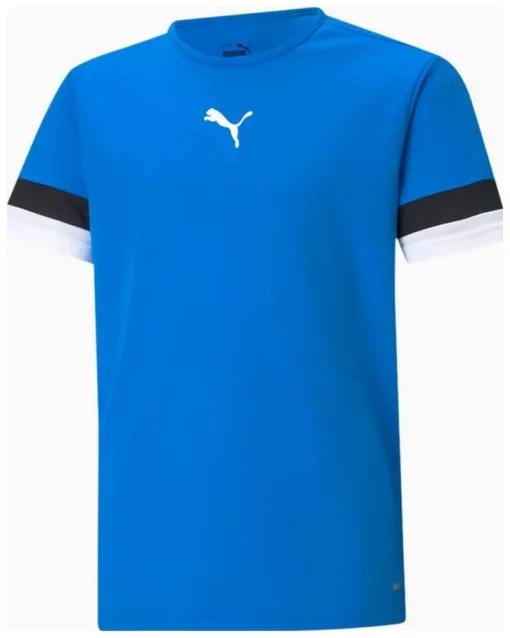 Футболка Puma teamRISE Jersey Jr синій Діт 140 см