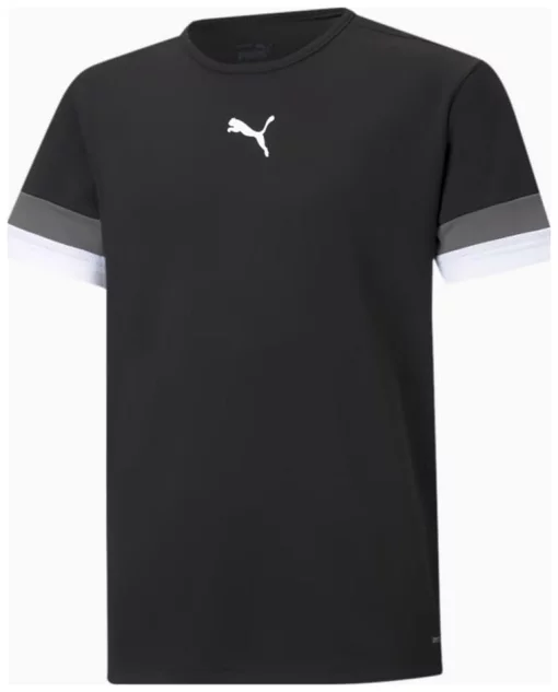 Футболка Puma teamRISE Jersey Jr чорний Діт 140 см