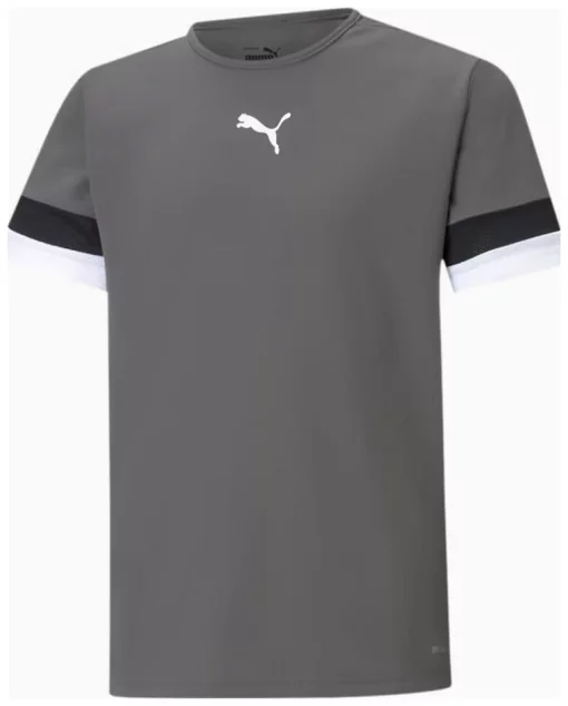 Футболка Puma teamRISE Jersey Jr сірий Діт 140 см