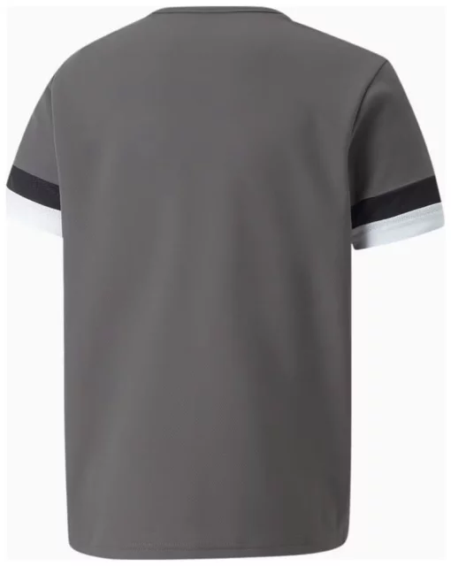 Футболка Puma teamRISE Jersey Jr сірий Діт 140 см