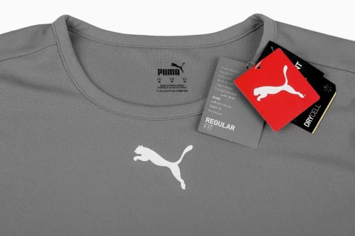 Футболка Puma teamRISE Jersey Jr сірий Діт 140 см
