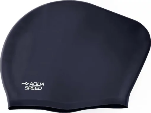 Шапка для плавання Aqua Speed LONG HAIR CAP 62224 чорний One Size (705-07)
