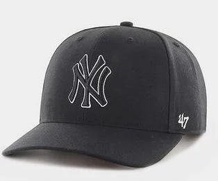 Кепка 47 Brand MLB NEW YORK YANKEES DP чорний Уні OSFA