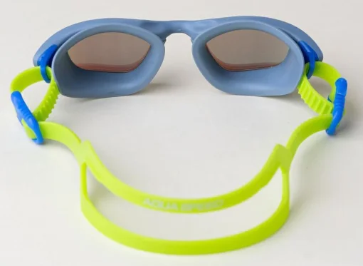 Окуляри для плавання Aqua Speed RAVEN MIRROR 61423 фіолетовий, салатовий Уні OFSM