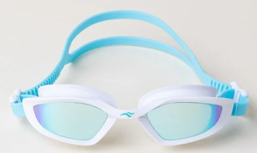 Окуляри для плавання Aqua Speed RAVEN MIRROR 61425 білий, бірюзовий Уні OFSM
