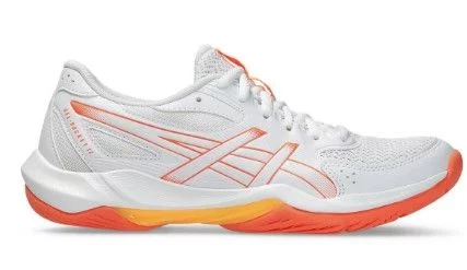 Кросівки сквош . Asics Roket 12 WHITE/VIVID CORAL 10.5 (1072A119-100)