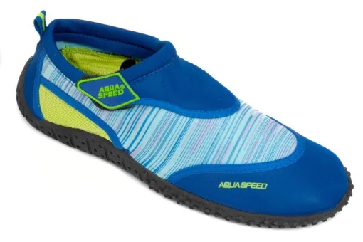 Аквашузи Aqua Speed AQUA SHOE MODEL 2C 6583 синій, блакитний, жовтий Діт 35