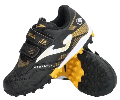 Сороконіжки дитячі Joma POWERFULL чорний, золитистий, білий Діт