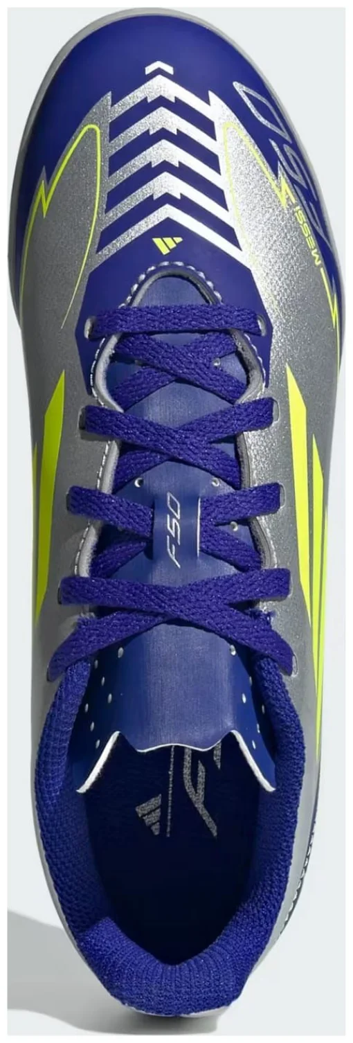 Сороконіжки Adidas F50 CLUB TF J MESSI сріблястий Діт 36 EU (22,1см)