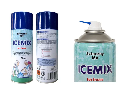 Охолоджуючий спрей "заморозка" спортивна ICEMIX "400мл. * 12 шт.(Польща)