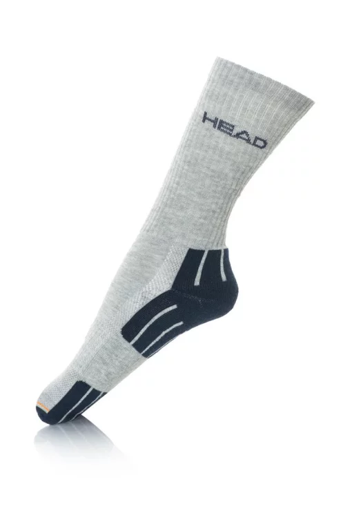 Шкарпетки Head PERFORMANCE CREW 3PPK UNISEX сірий, синій Уні 35-38