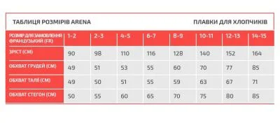 Плавки-сліпи для хлопців Arena TEAM SWIM BRIEFS SOLID чорний, білий Діт 128см