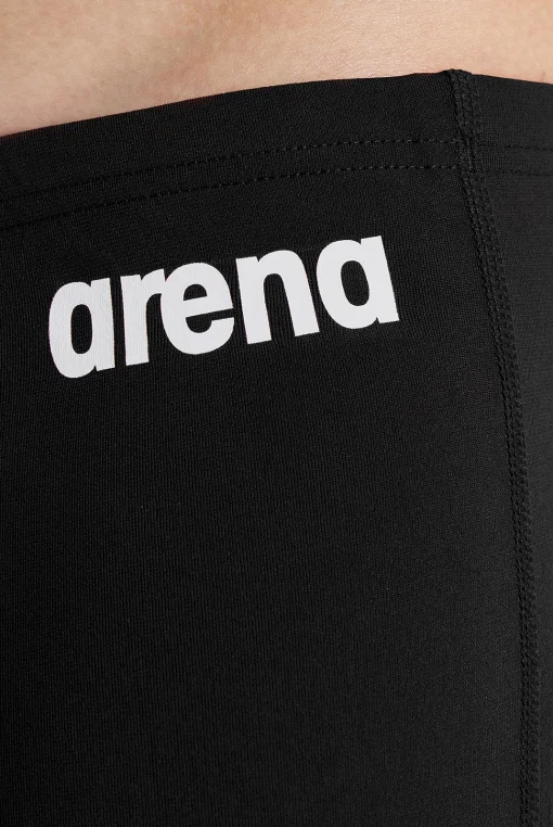 Плавки Arena TEAM SWIM JAMMER SOLID чорний, білий дитячий 152 см (004772-550)