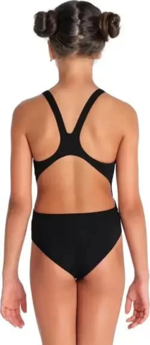 Купальник закритий для дівчат Arena TEAM SWIMSUIT SWIM TECH SOLID чорний Діт 152 см