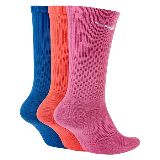 Шкарпетки Nike U NK EVERYDAY PLUS LTWT CREW 3PR мультиколор Уні 38-42