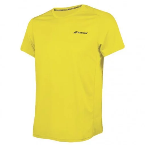 Футболка дит. Babolat Core flag club tee boy blazing yellow (10-12) (3BS18011-7000-10-12)
