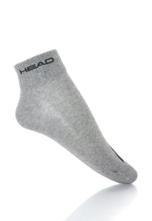 Шкарпетки Head QUARTER 3PPK UNISEX сірий Уні 35-38
