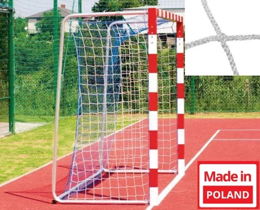 Сітка на ворота 3х2x0.8x1м. "Yakimasport" 100150 (шнур 4 мм. PP, white)