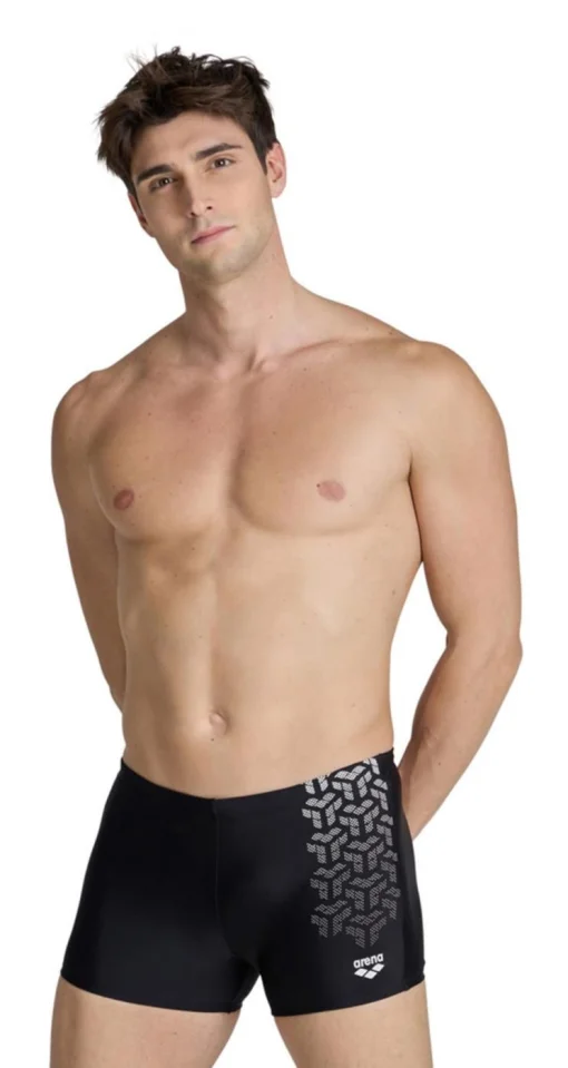 Плавки-шорти для чоловіків Arena KIKKO V SWIM SHORT чорний, білий Чол 85