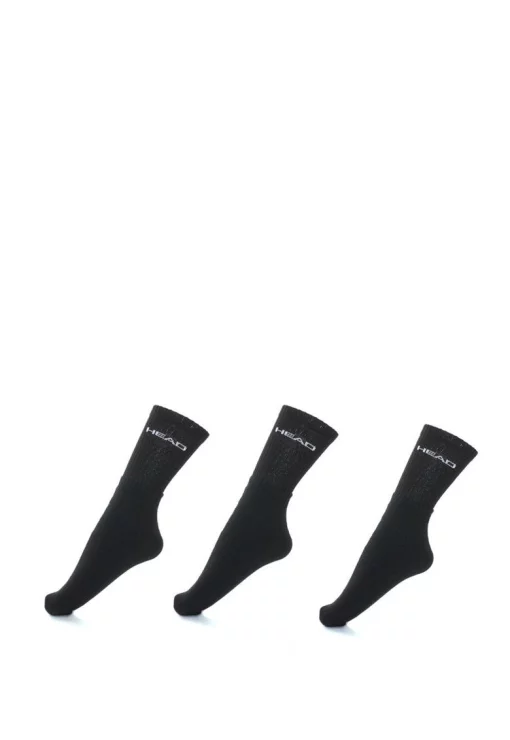 Шкарпетки Head CREW 3PPK UNISEX чорний Уні 35-38