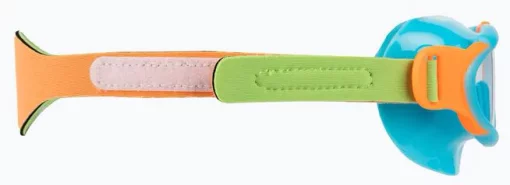 Окуляри-маска для плавання Speedo SEA SQUAD MASK JU бірюзовий, помаранчевий, салатовий Діт OSFM