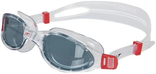Окуляри для плавання Speedo FUTURA PLUS GOG AU червоний, прозорий Уні OSFM