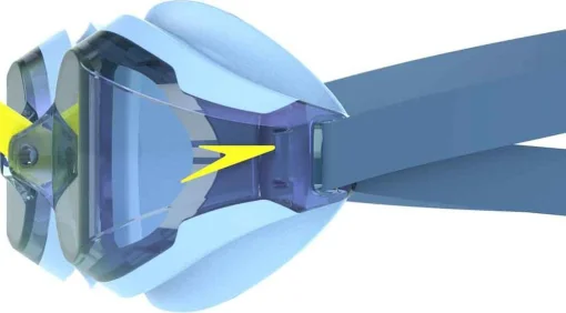 Окуляри для плавання Speedo FASTSKIN SPEEDSOCKET 2 MIR AU синій One Size (8-1089718662)