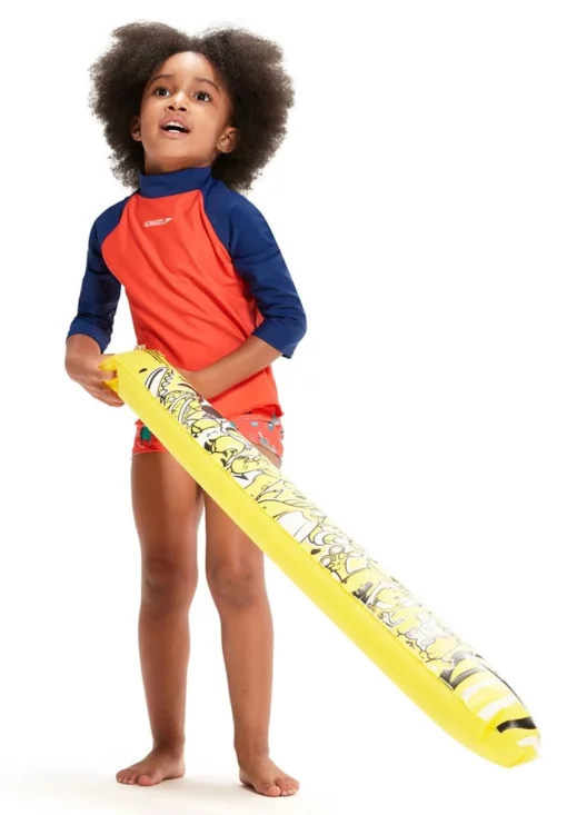 Аквапалка для плавання надувна Speedo PRT NOODLE IU жовтий, чорний Діт OSFM