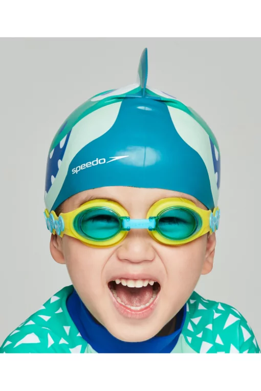 Шапка для плавання Speedo CROC PRT CHARACTER CAP IU зелений Діт OSFM