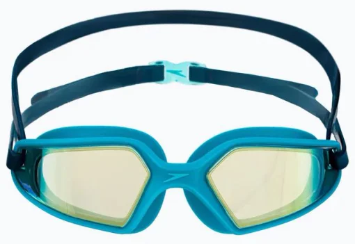 Окуляри для плавання Speedo HYDROPULSE MIRROR GOG JU бірюзовий, чорний Діт OSFM