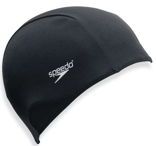 Шапка для плавання Speedo Polyester Cap чорний Уні OSFM