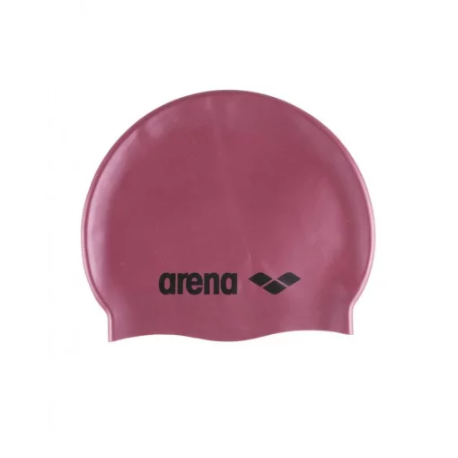 Шапка для плавання Arena CLASSIC SILICONE червоний, чорний Уні OSFM